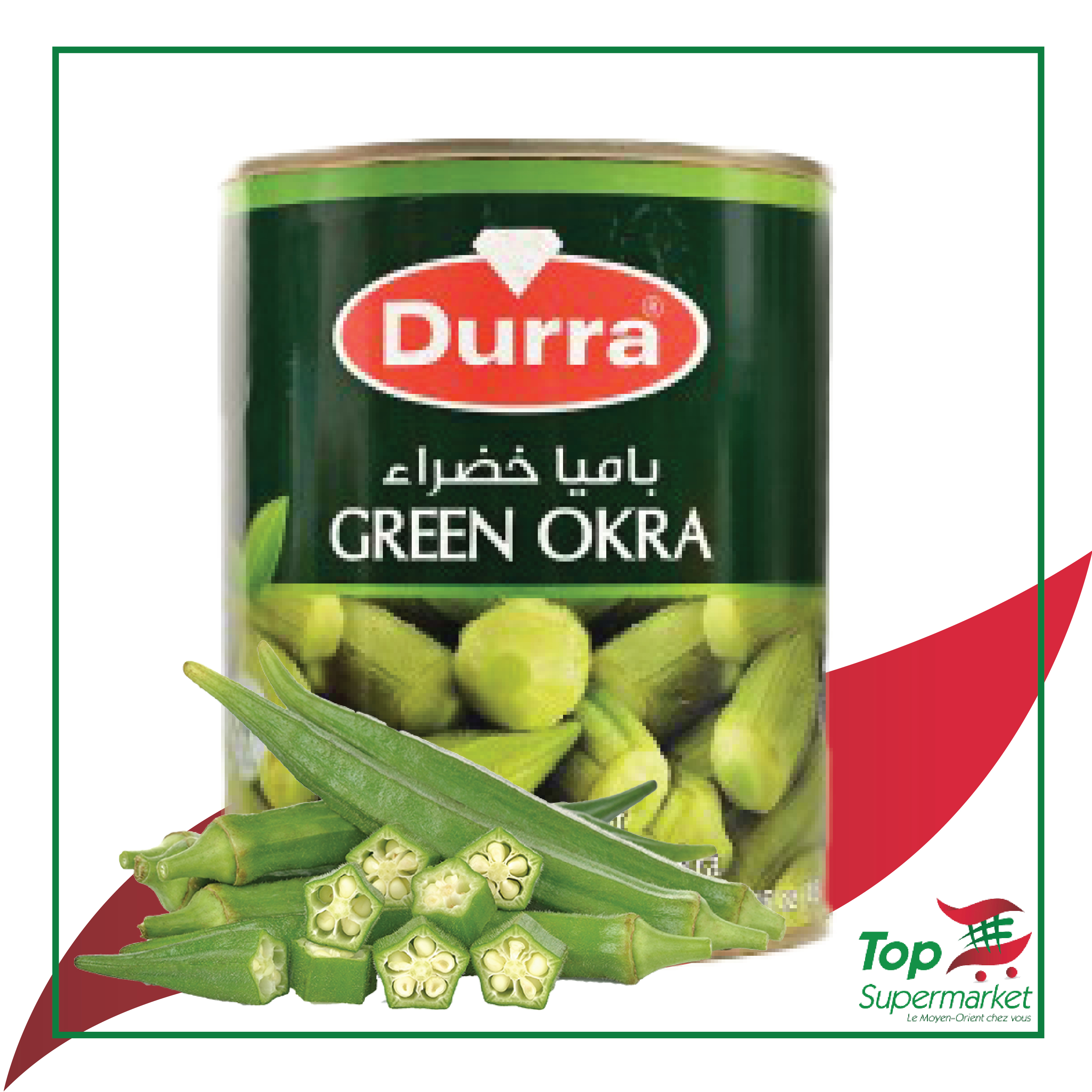 Durra gombo vert 850gr